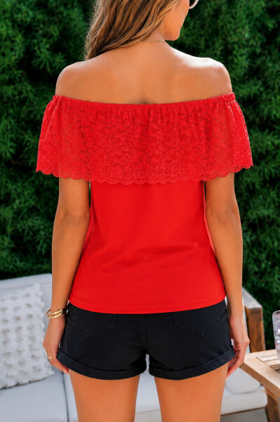 RED BLOUSE