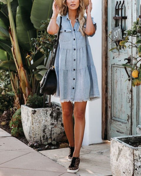 LIGHT-BLUE DRESS