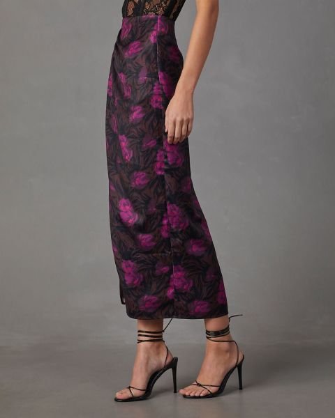 BLACK-FUSCHIA-SKIRT