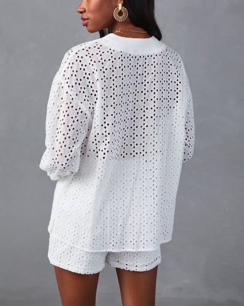 WHITE BLUZ