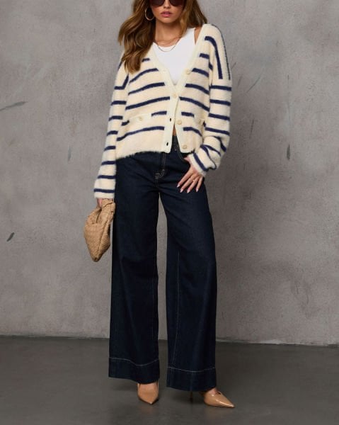 ECRU-NAVY-STRIPED-CARDIGANS