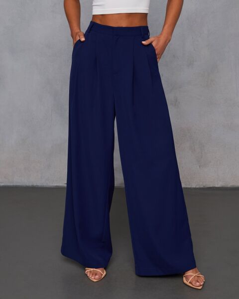 NAVY PANTS L - NAVY