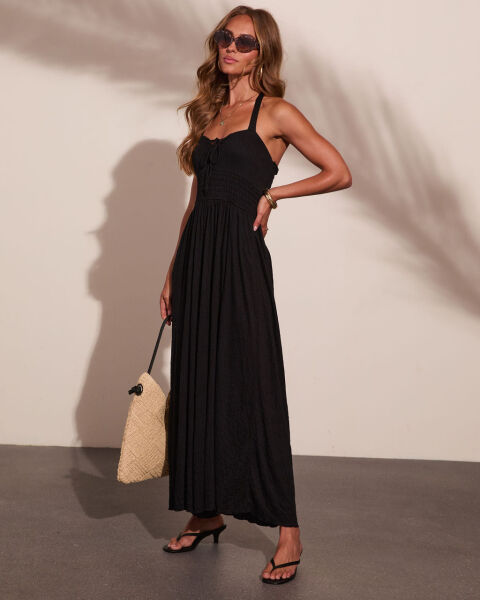 BLACK JUMPSUIT L - BLACK