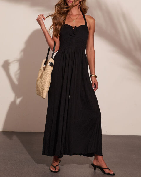 BLACK JUMPSUIT L - BLACK
