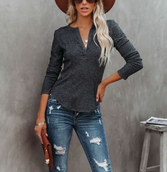 ANTHRACITE-BLOUSE