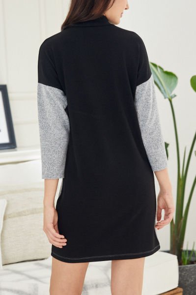 GREY-BLACK-DRESS