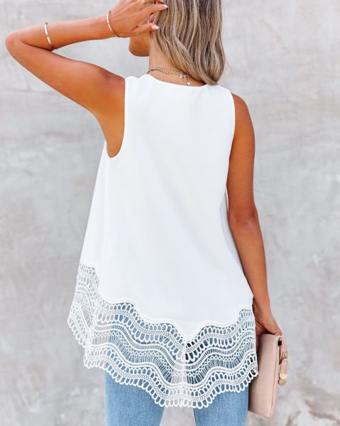 WHITE BLUZ