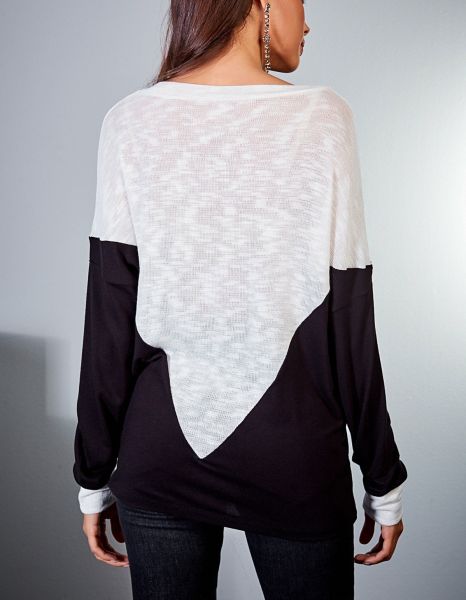 BLACK-WHITE-BLOUSE