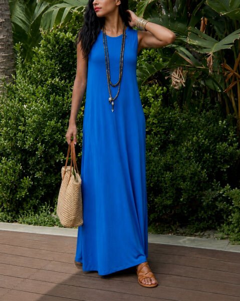 AZURE-BLUE DRESS