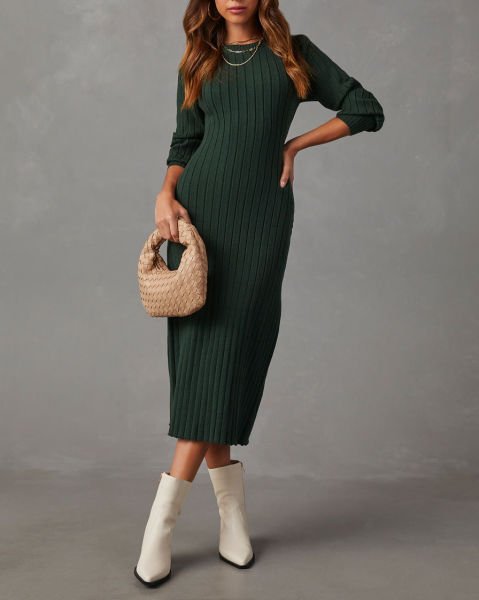 DARK-GREEN-DRESS