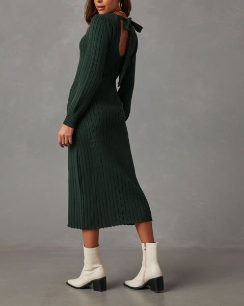 DARK-GREEN-DRESS