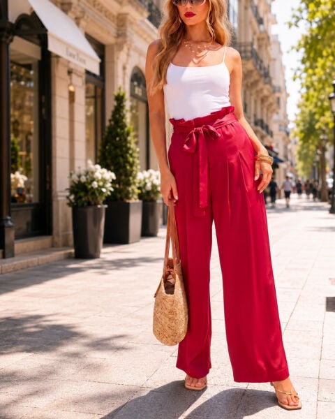 RED PANTS