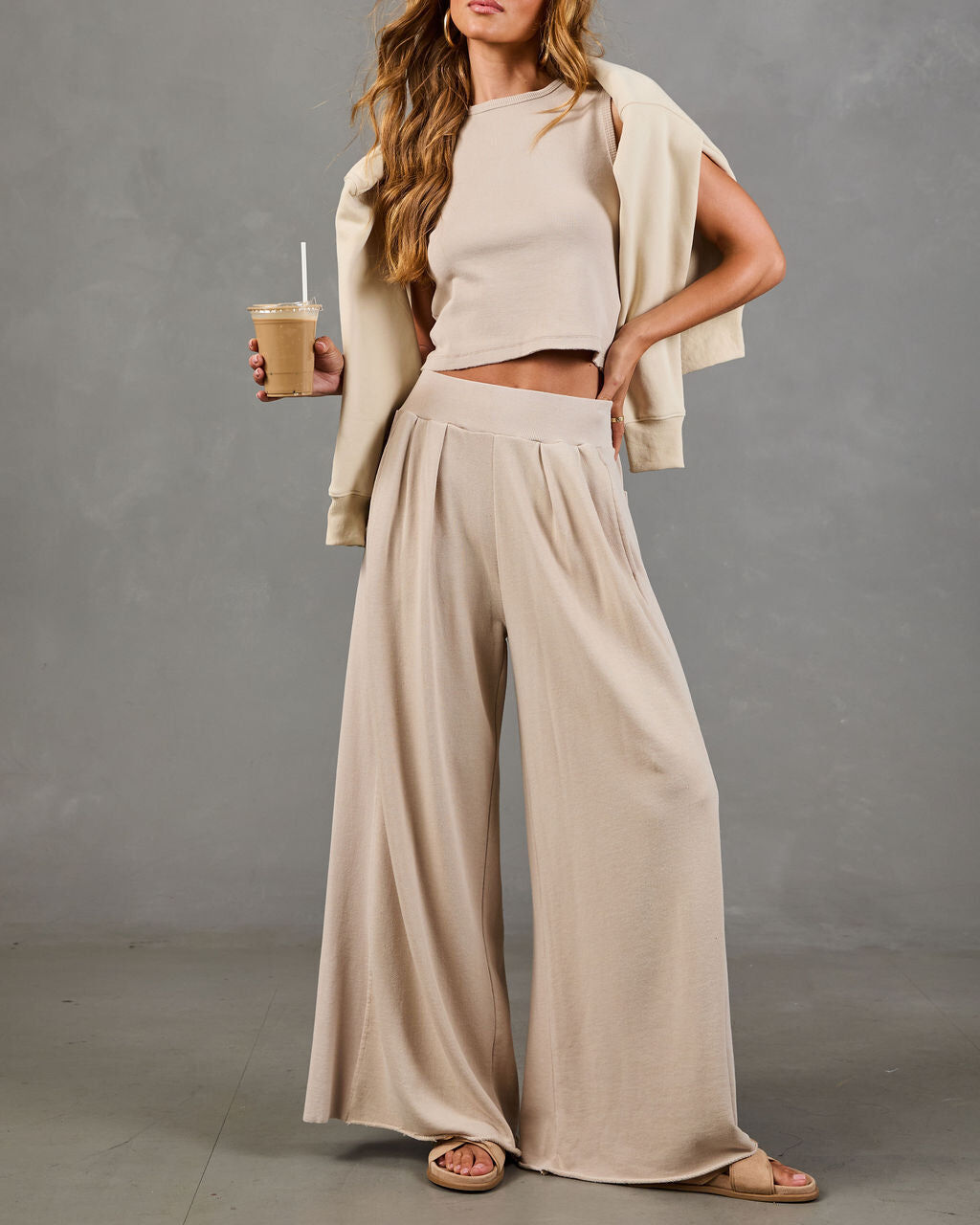 STONE PANTS M - STONE