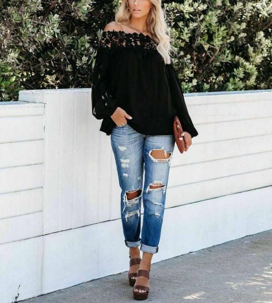BLACK BLOUSE