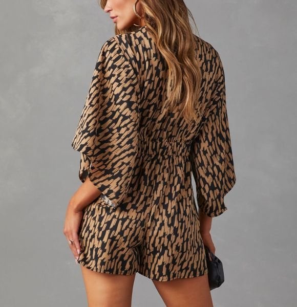 Leopard Romper