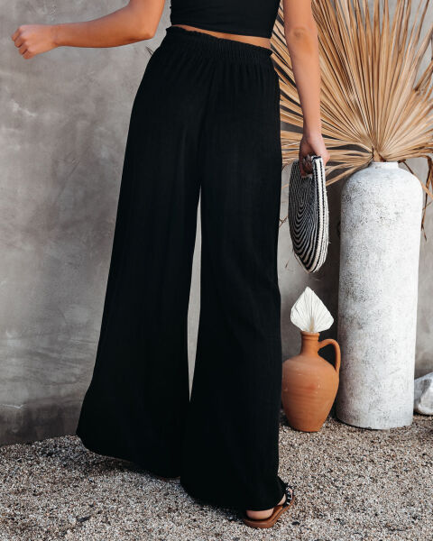 BLACK PANTS M - BLACK