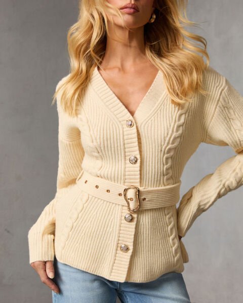 CREAM CARDIGAN