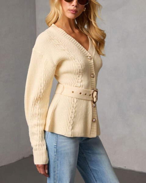 CREAM CARDIGAN