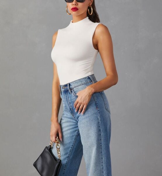 ECRU TANK-TOP
