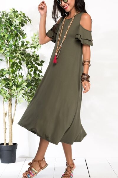 KHAKI DRESS