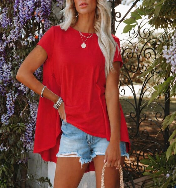 CORAL BLOUSE