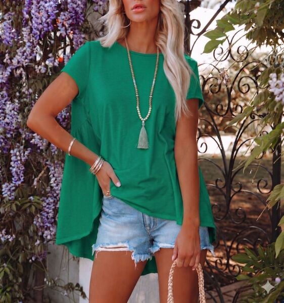 GREEN BLOUSE