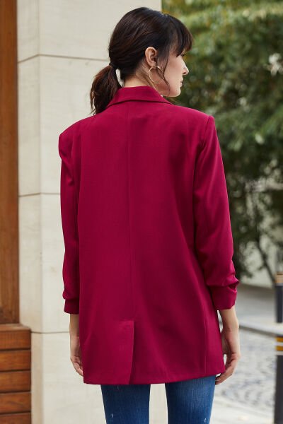 Burgundy Blazerjacket