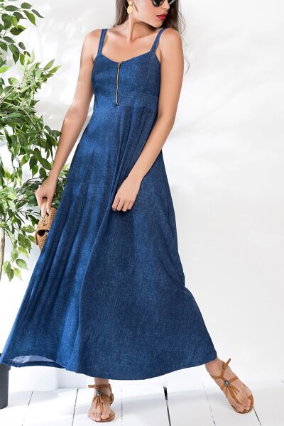 DARK-BLUE DRESS L - DARK-BLUE