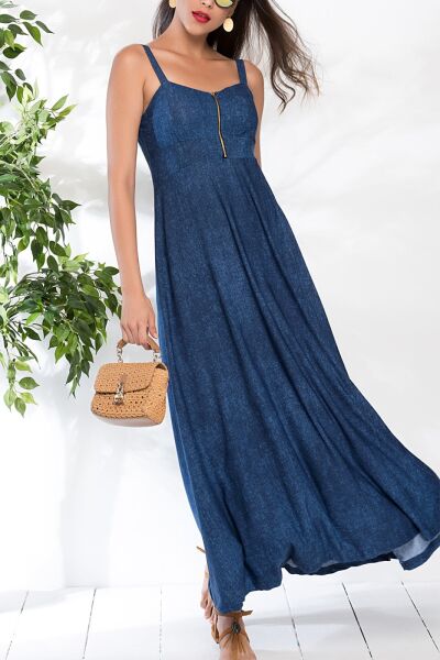 DARK-BLUE DRESS L - DARK-BLUE