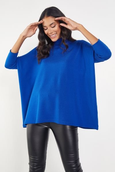Blue Poncho