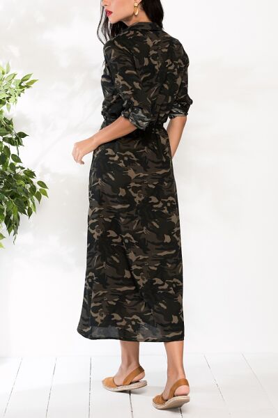 KHAKI DRESS S - KHAKI