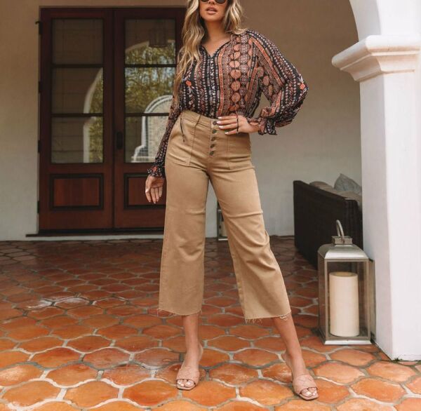 BLACK-BROWN-FLORAL SHIRT