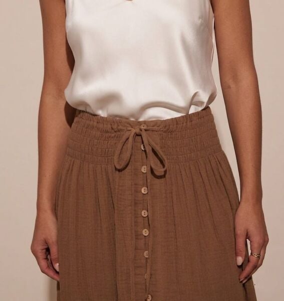 BROWN SKIRT