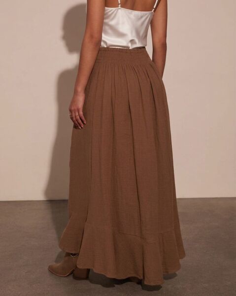 BROWN SKIRT