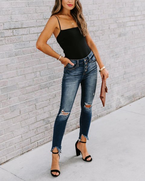 BLACK VESTTOP