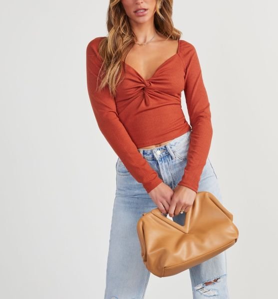 Brown Blouse