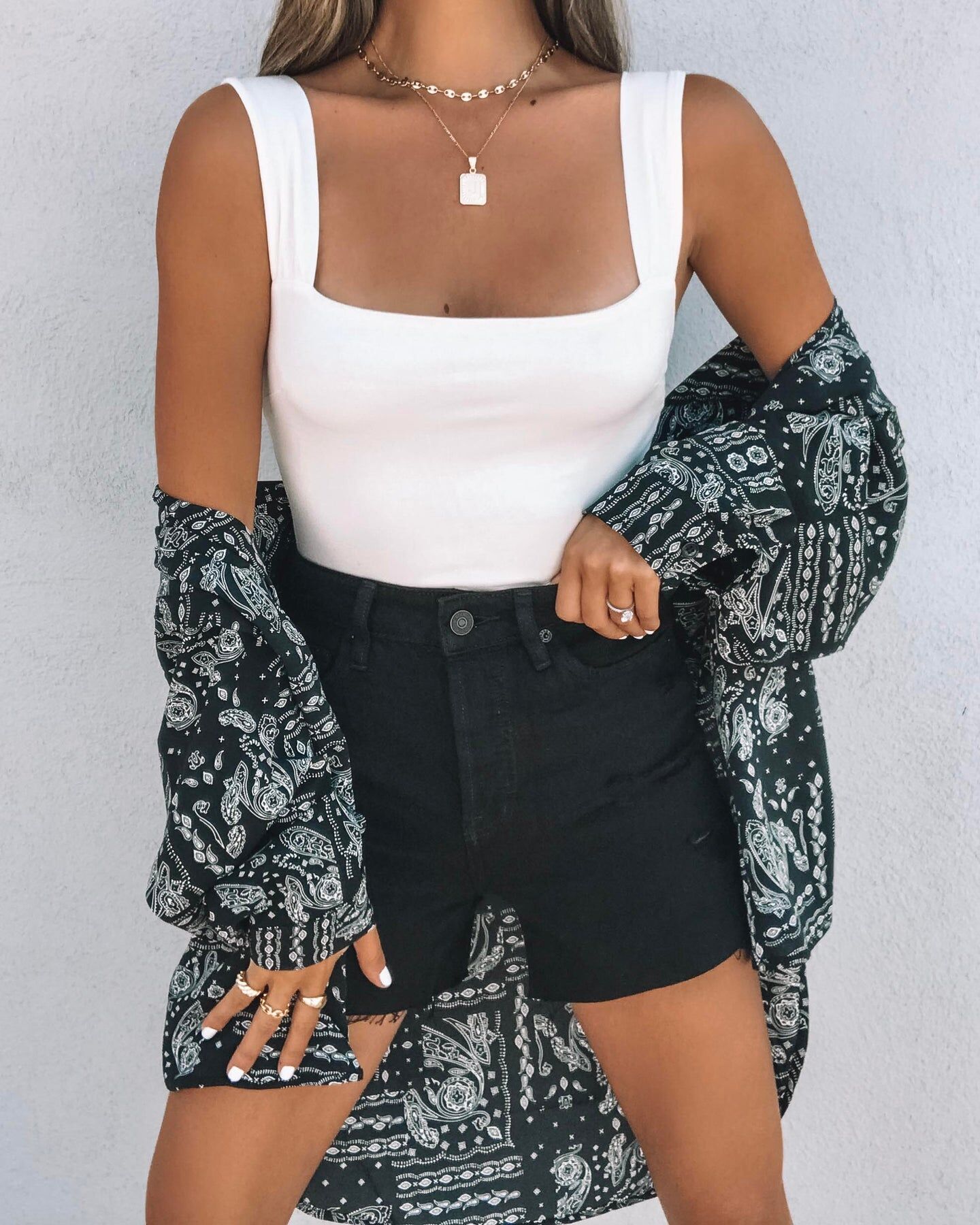 ECRU VEST TOP